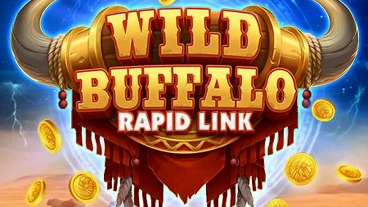 Tampilan layar permainan slot Wild Buffalo: Rapid Link di perangkat mobile